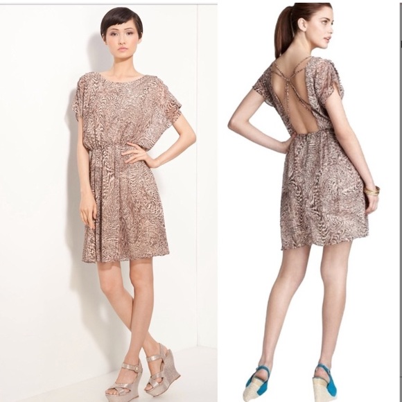 Alice + Olivia Dresses & Skirts - Alice + Olivia Kimber Printed silk chiffon dress
